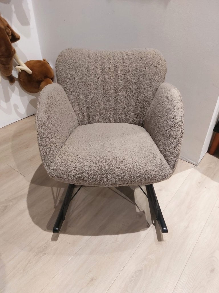 Kidsmill Luna Schommelstoel Orson Grey Brown, Ophalen, Overige kleuren, Zo goed als nieuw, Hout