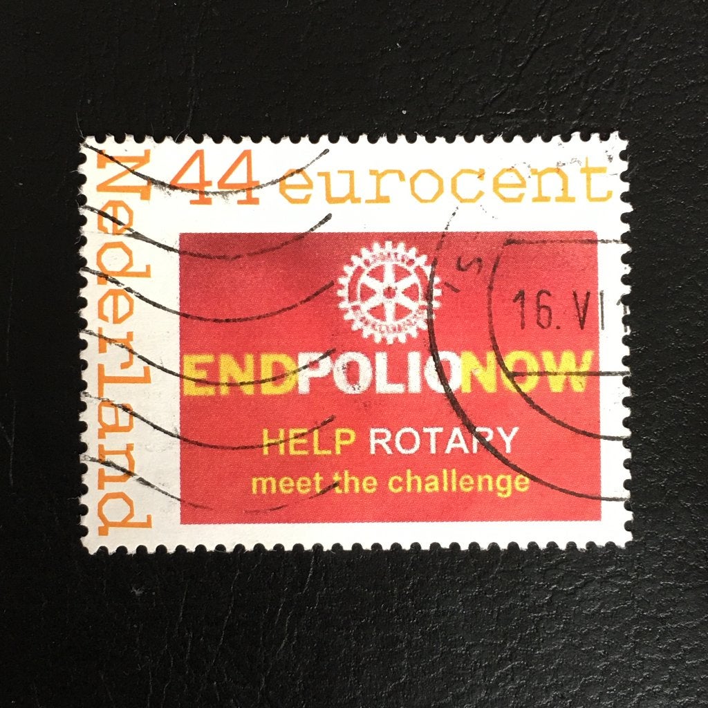 2265 Persoonlijke - End polio now, help rotary - gestempeld, Ophalen of Verzenden, Na 1940, Gestempeld