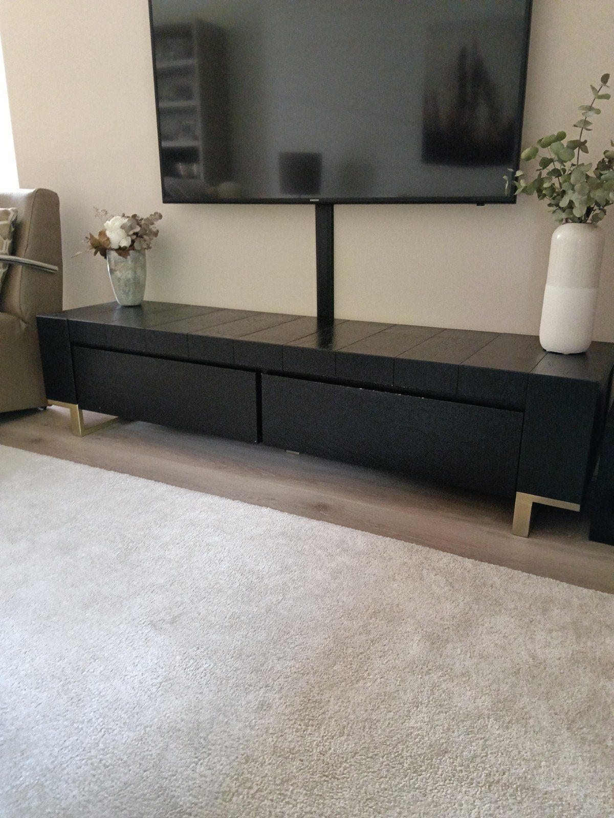 Tv meubel, Ophalen, 150 tot 200 cm, Zo goed als nieuw, Minder dan 100 cm