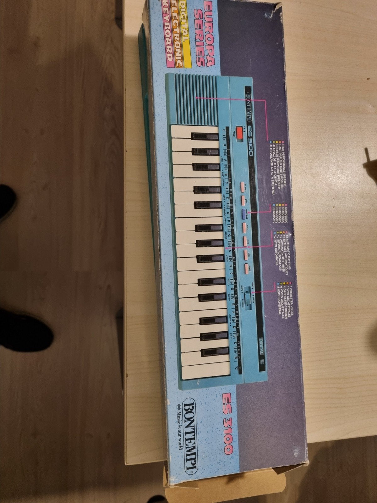 Bontempi ES 3100 Digitaal Elektronisch Keyboard, Ophalen of Verzenden, Gebruikt, Overige aantallen