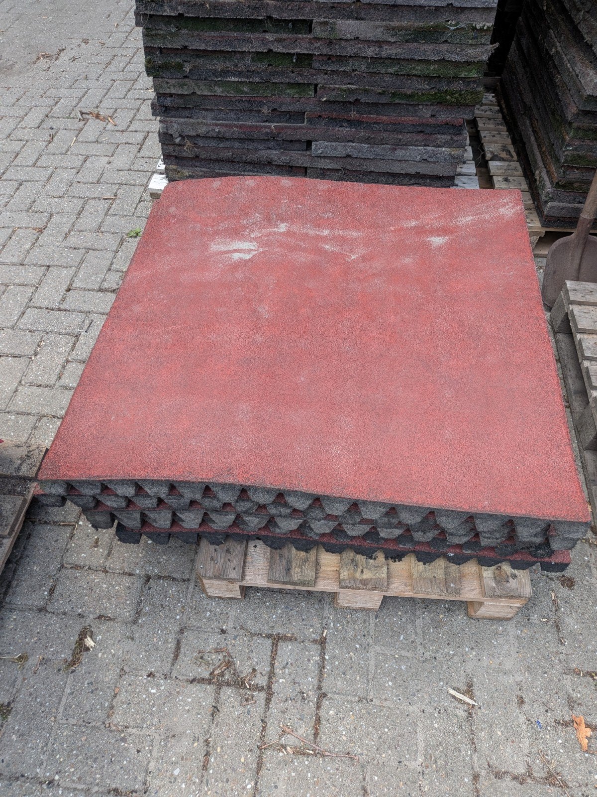 Rubberen tegels 100 x 100 x 6,5 cm, Kinderen en Baby's, Ophalen, Gebruikt, ., .