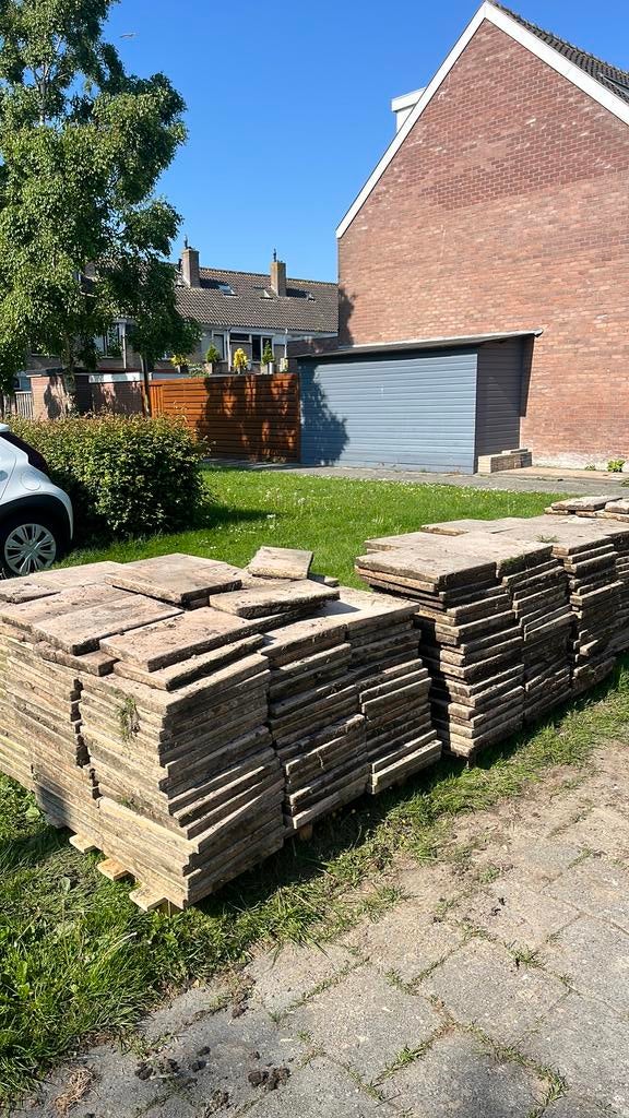 40x40 tegels 80 vierkante meter gratis, Tuin en Terras, Tegels en Klinkers, Ophalen of Verzenden, Zo goed als nieuw, Beton, Terrastegels