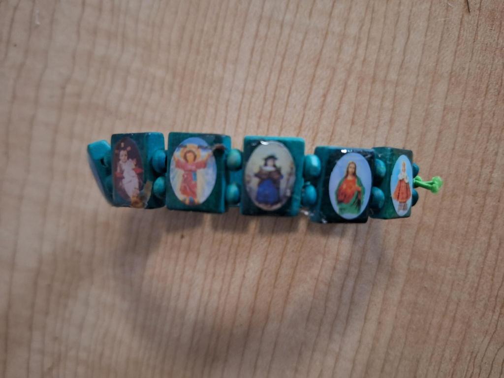 armband, Ophalen of Verzenden, Zo goed als nieuw, Sieraad, Christendom | Katholiek