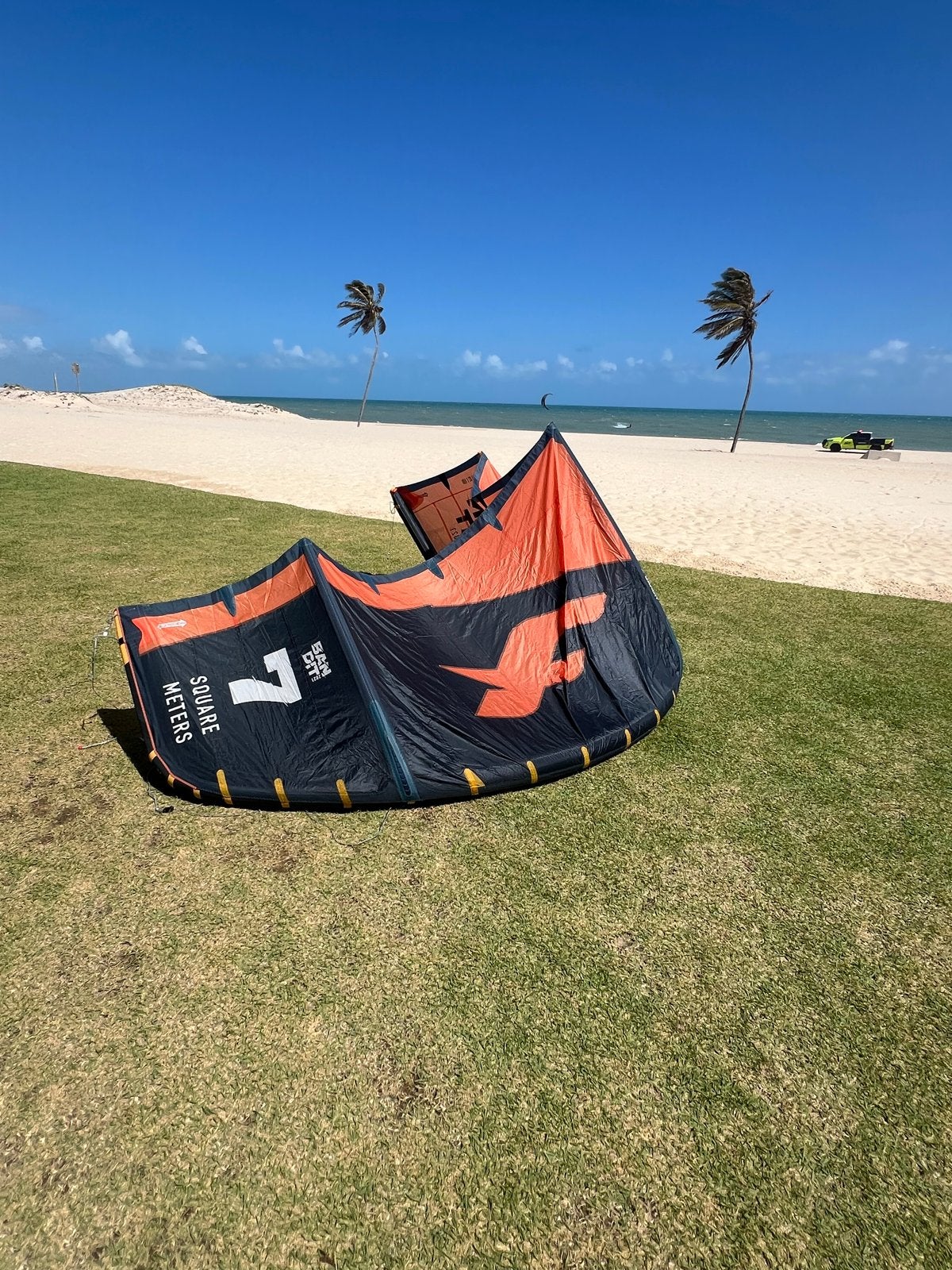 F-One Bandit Kiteset 7m & 9m (incl. bar), Watersport en Boten, Kitesurfen, Ophalen of Verzenden, Gebruikt, 9 m², Kitesurf-set
