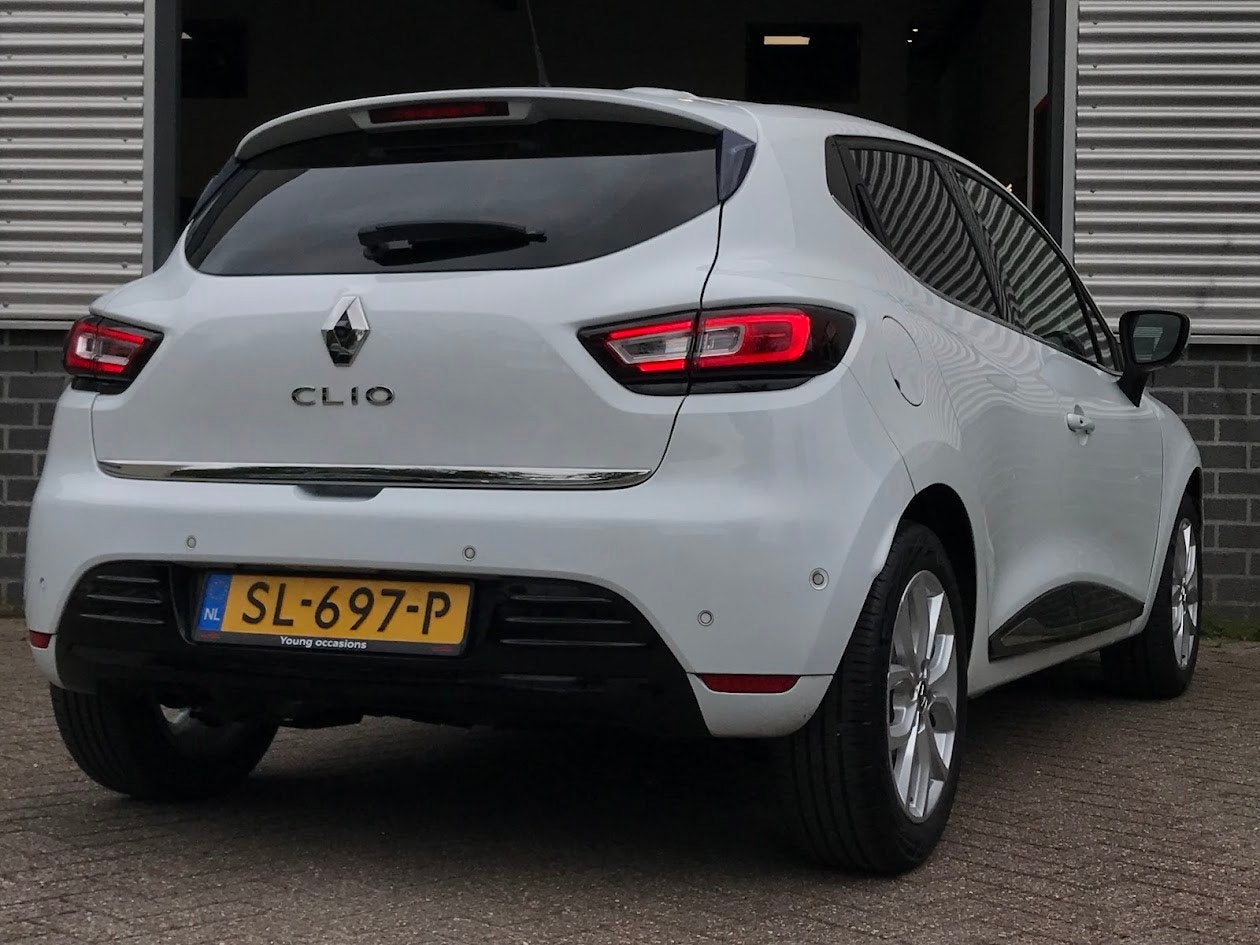Renault Clio 0.9 TCe Intens|Navi|PDC|LED|Keyless|Camera, Gebruikt, Wit, Origineel Nederlands, Handgeschakeld