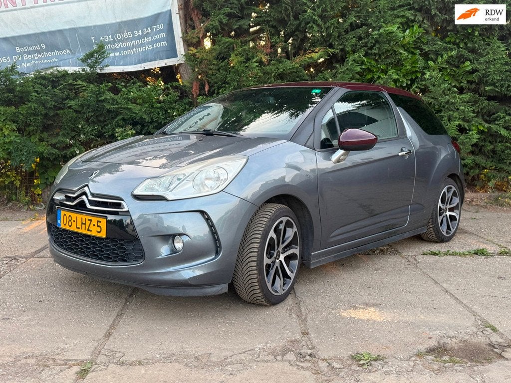 Citroen DS3 1.6 So Chic Clima I LMV I PDC I NW APK I Nette A, Voorwielaandrijving, Euro 5, Stof, Zwart