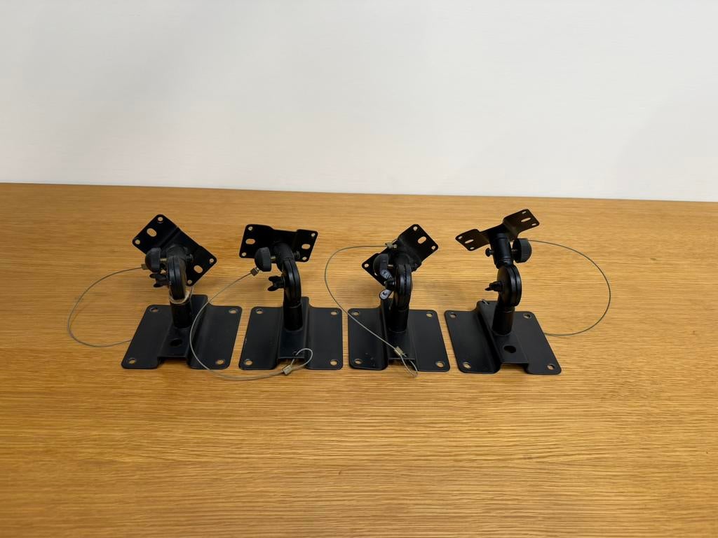 4x Universele luidspreker/ speaker beugels draai stelbaar, Audio, Tv en Foto, Luidsprekers, Ophalen of Verzenden, Zo goed als nieuw