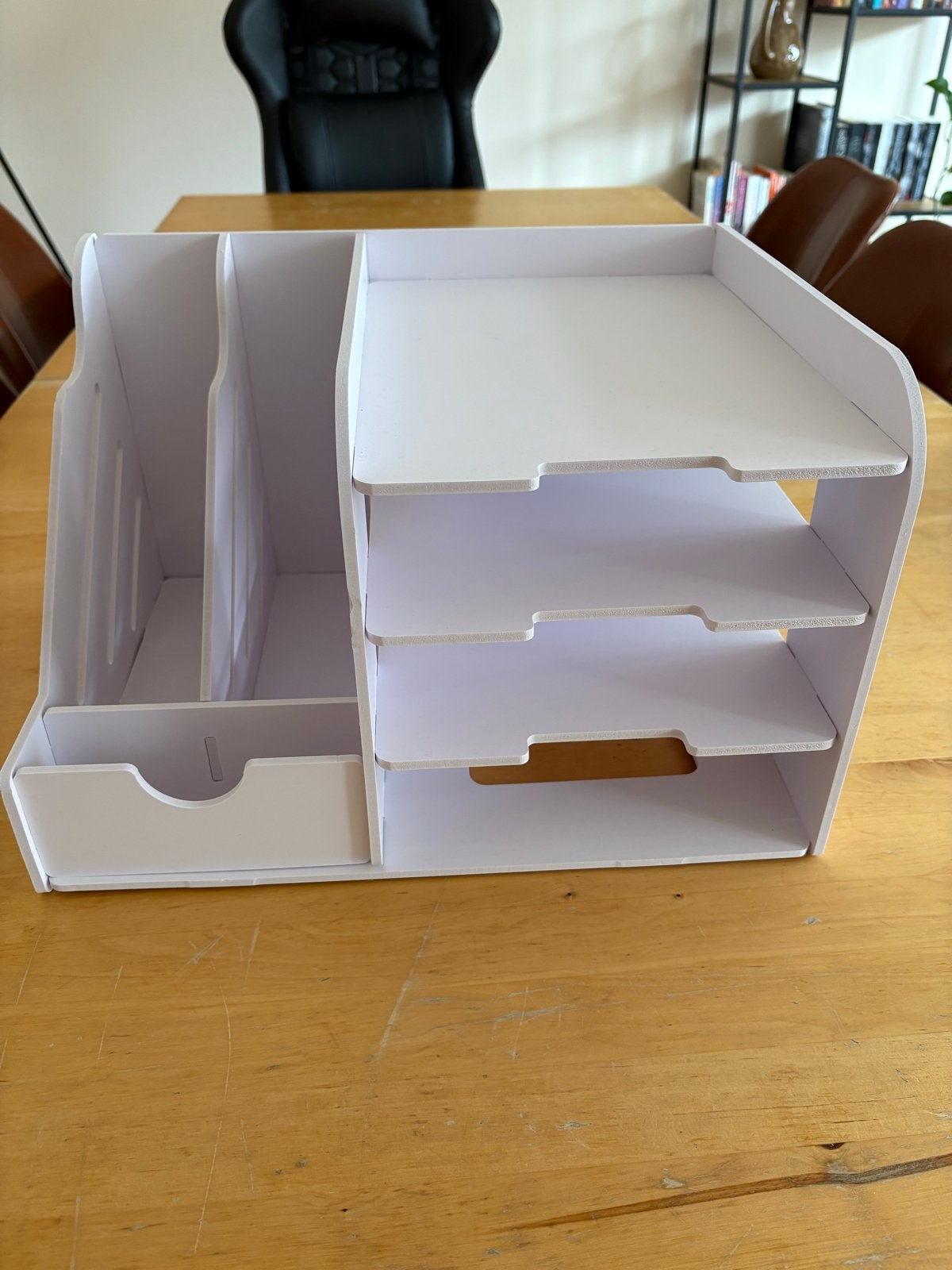 Desk organizer, Ophalen