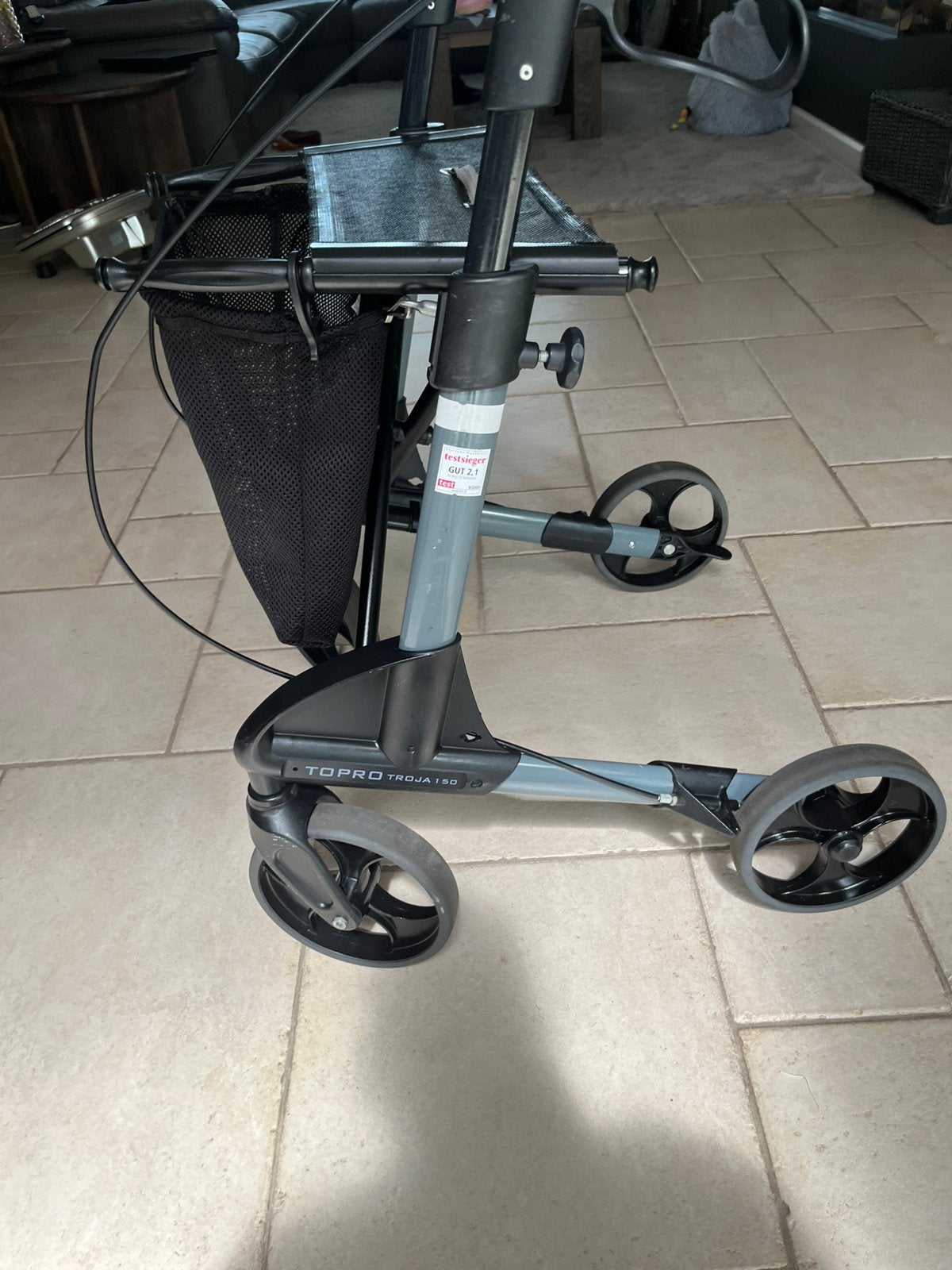 Lichtgewicht Rollator, Ophalen of Verzenden, Lichtgewicht, Zo goed als nieuw