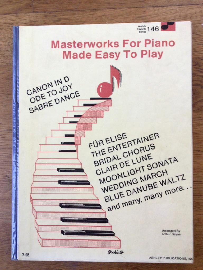Bayas, Masterworks for piano made easy to play, wfs 146, Klassiek, Overige soorten, Ophalen of Verzenden, Zo goed als nieuw