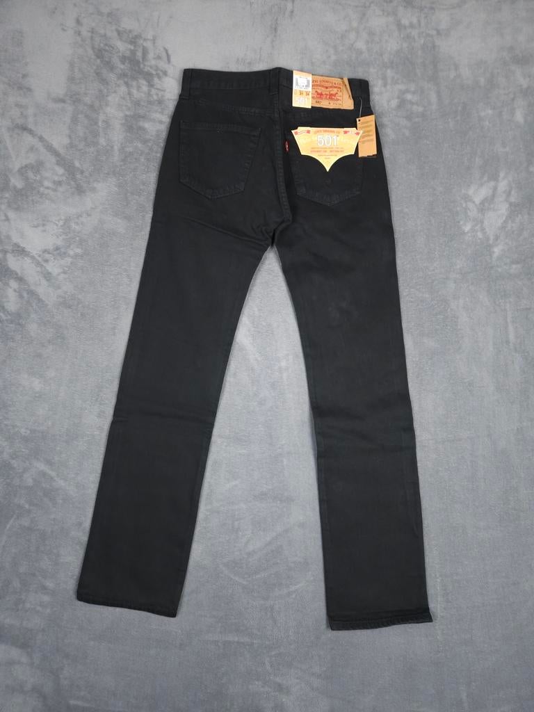 Levis 501 Broek W31 L34 Zwart 100% katoen Straight Jeans ., ., Zwart, Nieuw, W32 (confectie 46) of kleiner