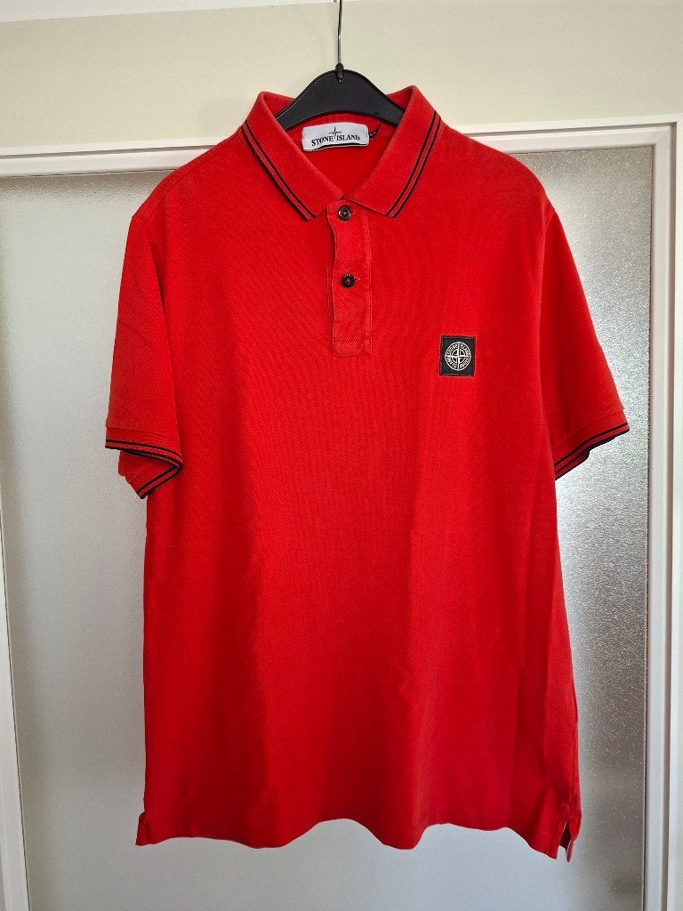 Stone Island polo, Kleding | Heren, Ophalen, Gedragen, Rood