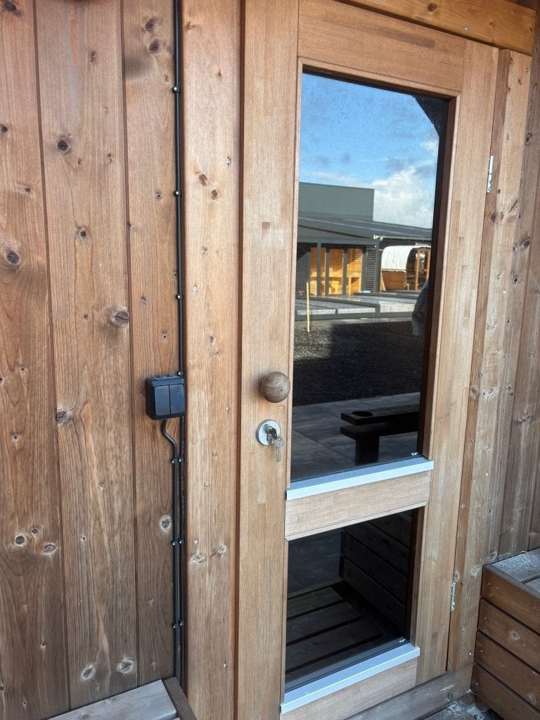 Demo Barrelsauna Thermohout | Compleet | OPRUIMPRIJS, Ophalen, 8431 NA, Buurstede 17, Wellness4Fun, Fins of Traditioneel