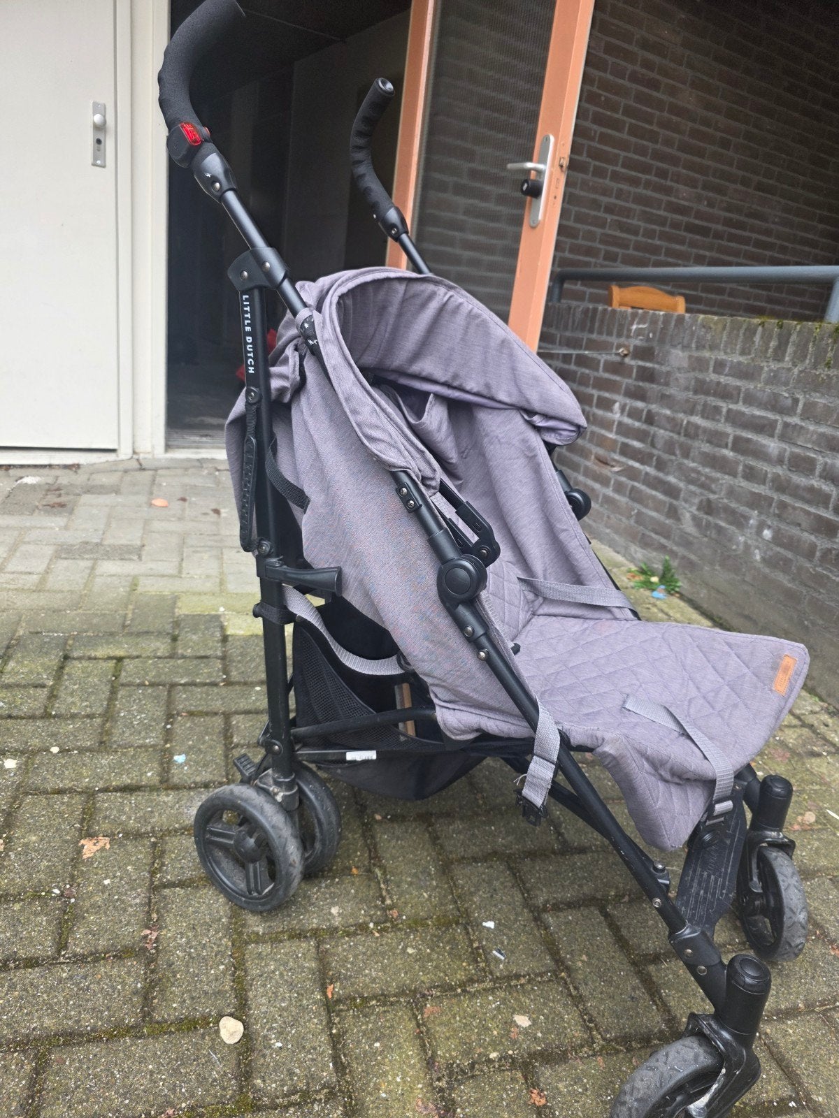 Little Dutch Buggy - Grijs, Ophalen, Gebruikt, Overige merken, Verstelbare rugleuning