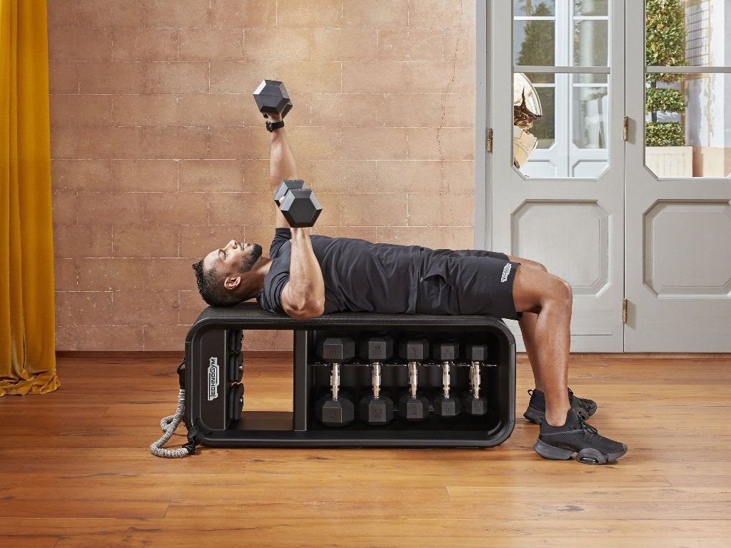 Technogym Bench, Ophalen, Zo goed als nieuw, Benen, Fitnessbank
