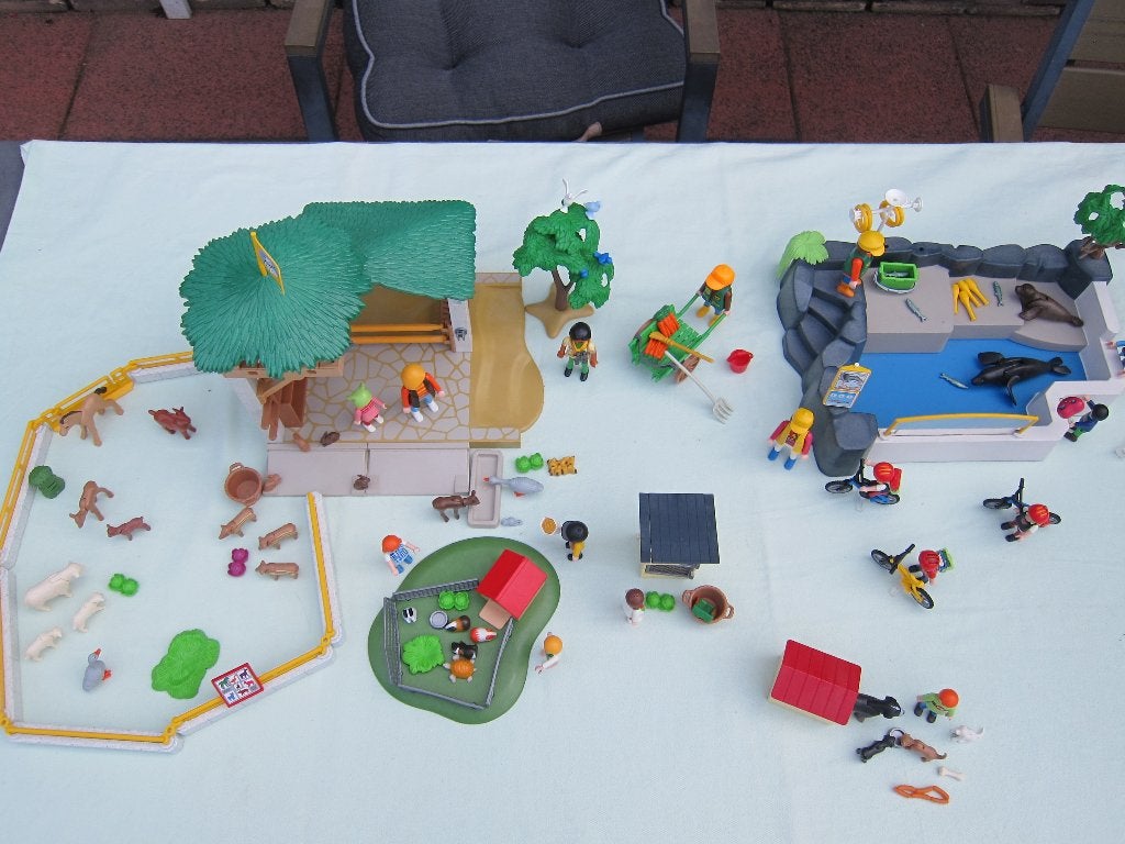 PlayMobil Kinderboerderij Zeehonden Cavia Konijnenhok Honden, Ophalen of Verzenden, Zo goed als nieuw
