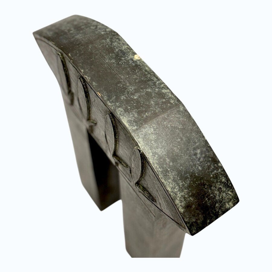 Guus Hellegers (1937-2019) - bronzen sculptuur, poort, Ophalen of Verzenden, Brons