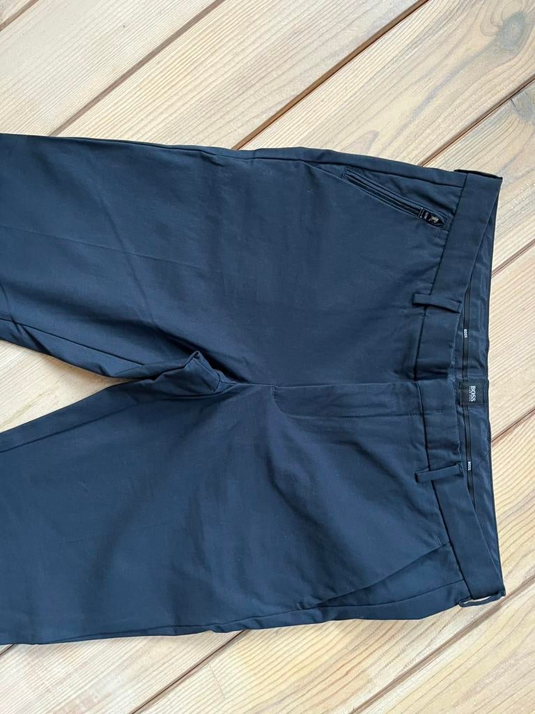 Boss Hugo Boss pantalon - mt 50, Ophalen of Verzenden, Zo goed als nieuw, Maat 48/50 (M), Blauw
