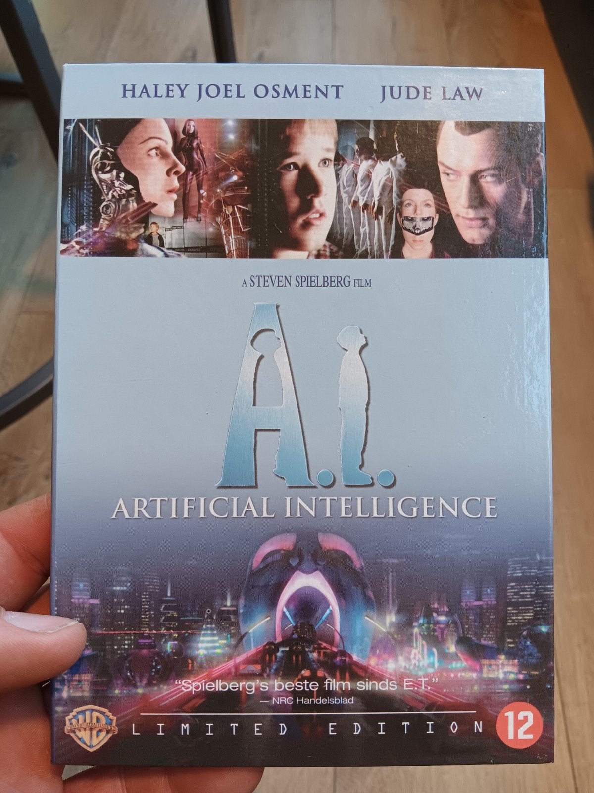 A I . Steven Spielberg dvd special collectors edition 2, Vanaf 16 jaar, Ophalen of Verzenden, Zo goed als nieuw, Actie en Avontuur