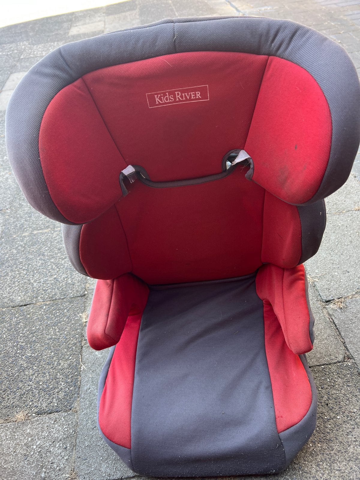 Kids River Stoelverhoger met rugleuning, 15 t/m 36 kg, Zijbescherming, Ophalen, Overige merken