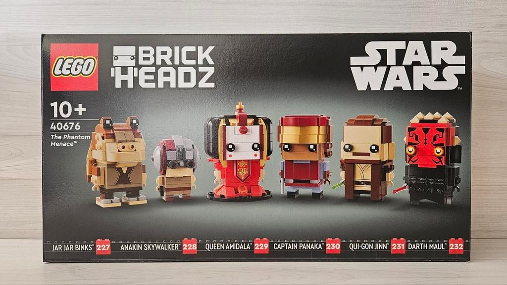 LEGO BrickHeadz Star Wars The Phantom Menace 40676 Nieuw, Star Wars, Lego, Ophalen of Verzenden, Privacy.officer@lego.com
