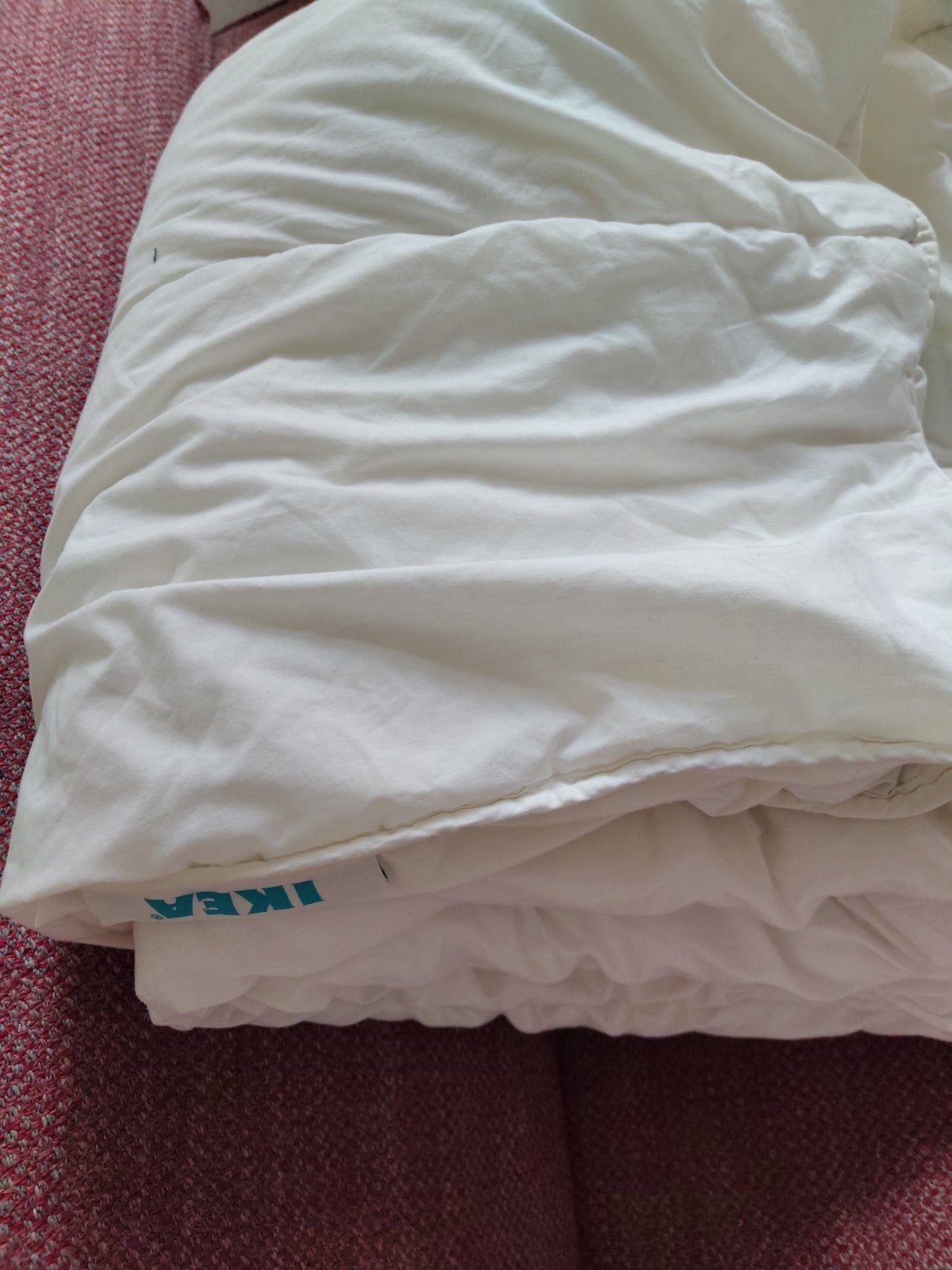 IKEA Mysa Stra dekbed 190x190cm GRATIS, Huis en Inrichting, Ophalen, Gebruikt, Wit, Tweepersoons