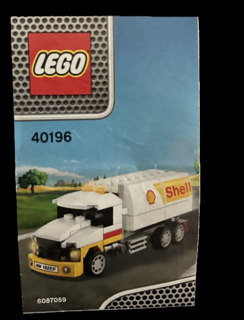 Lego Shell Tanker polybag 40196 V-Power, Gebruikt, Overige thema's, Lego, Compleet