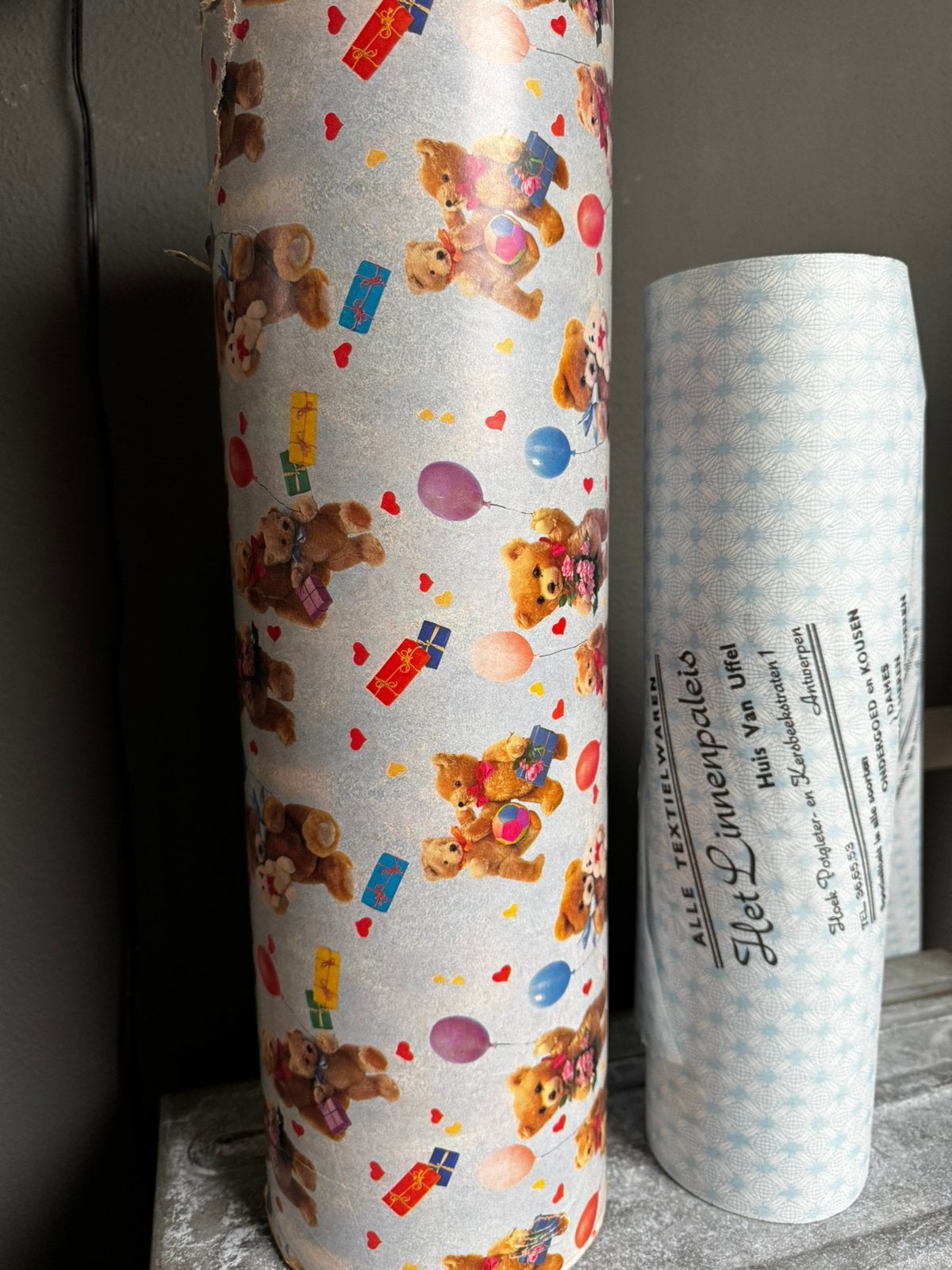 Vintage rollen cadeaupapier inpakpapier, Ophalen