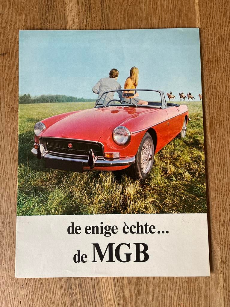 MGB brochure, Boeken, Auto's | Folders en Tijdschriften, Ophalen of Verzenden, Zo goed als nieuw, Overige merken
