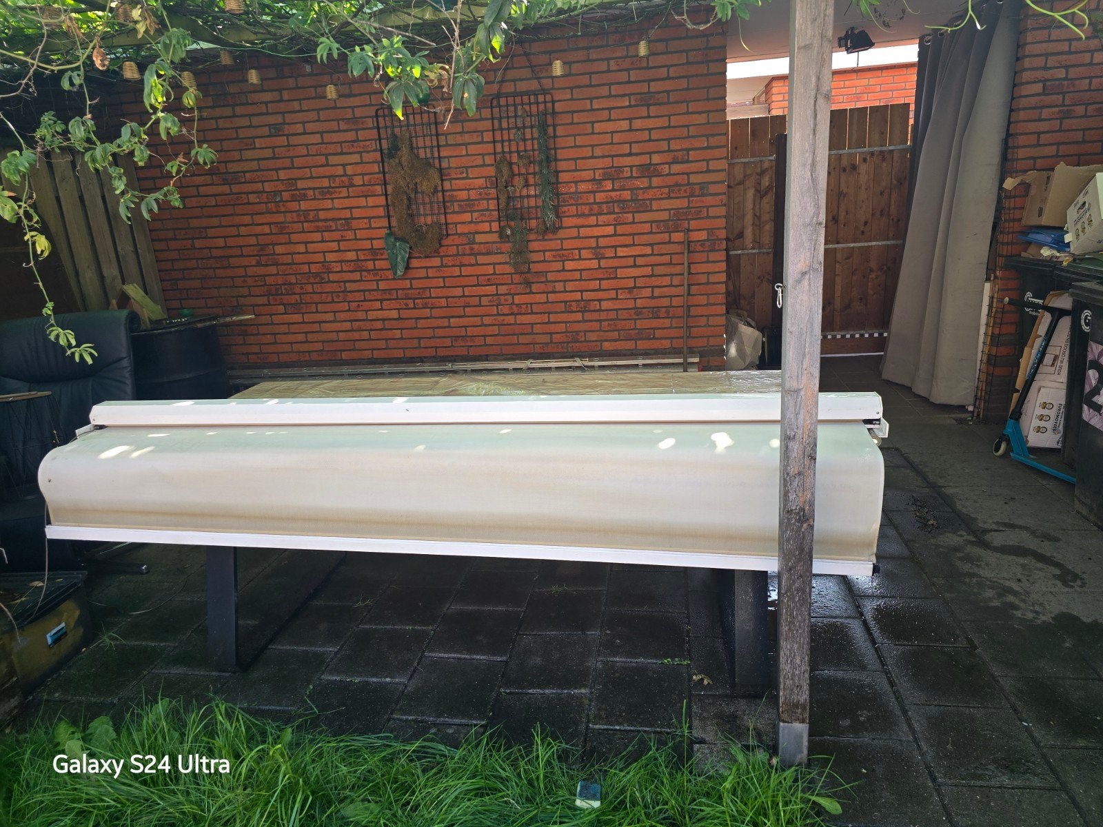Screen zonwering 250x200 cm, Ophalen, Gebruikt, Minder dan 250 cm, 150 tot 300 cm