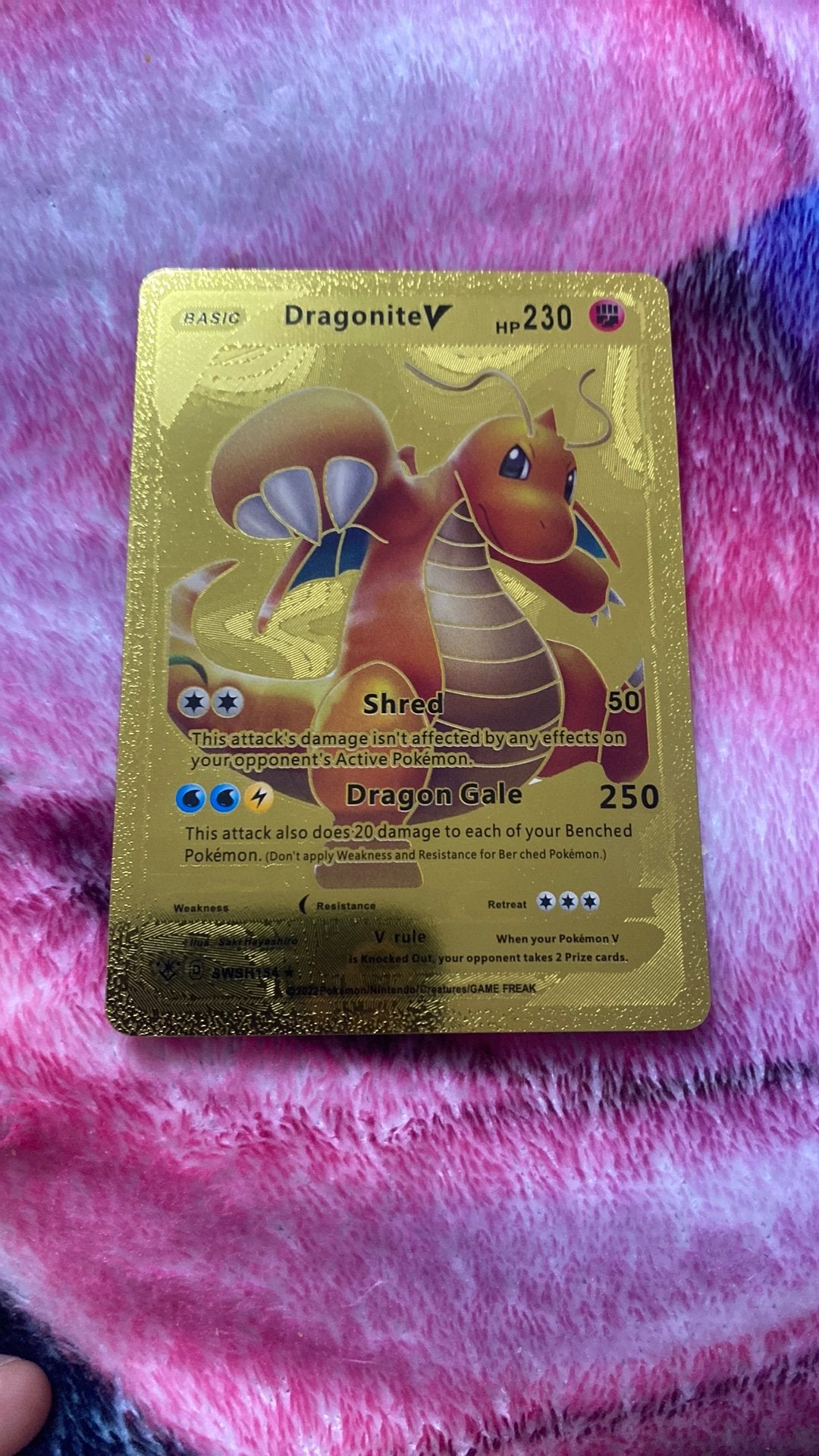 Dragonite V, Ophalen, Zo goed als nieuw, Speelkaart(en)