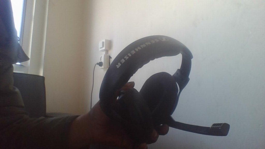 sennheisser koptelefoon  game, Audio, Tv en Foto, Ophalen, Sennheiser, Zo goed als nieuw, Zwart