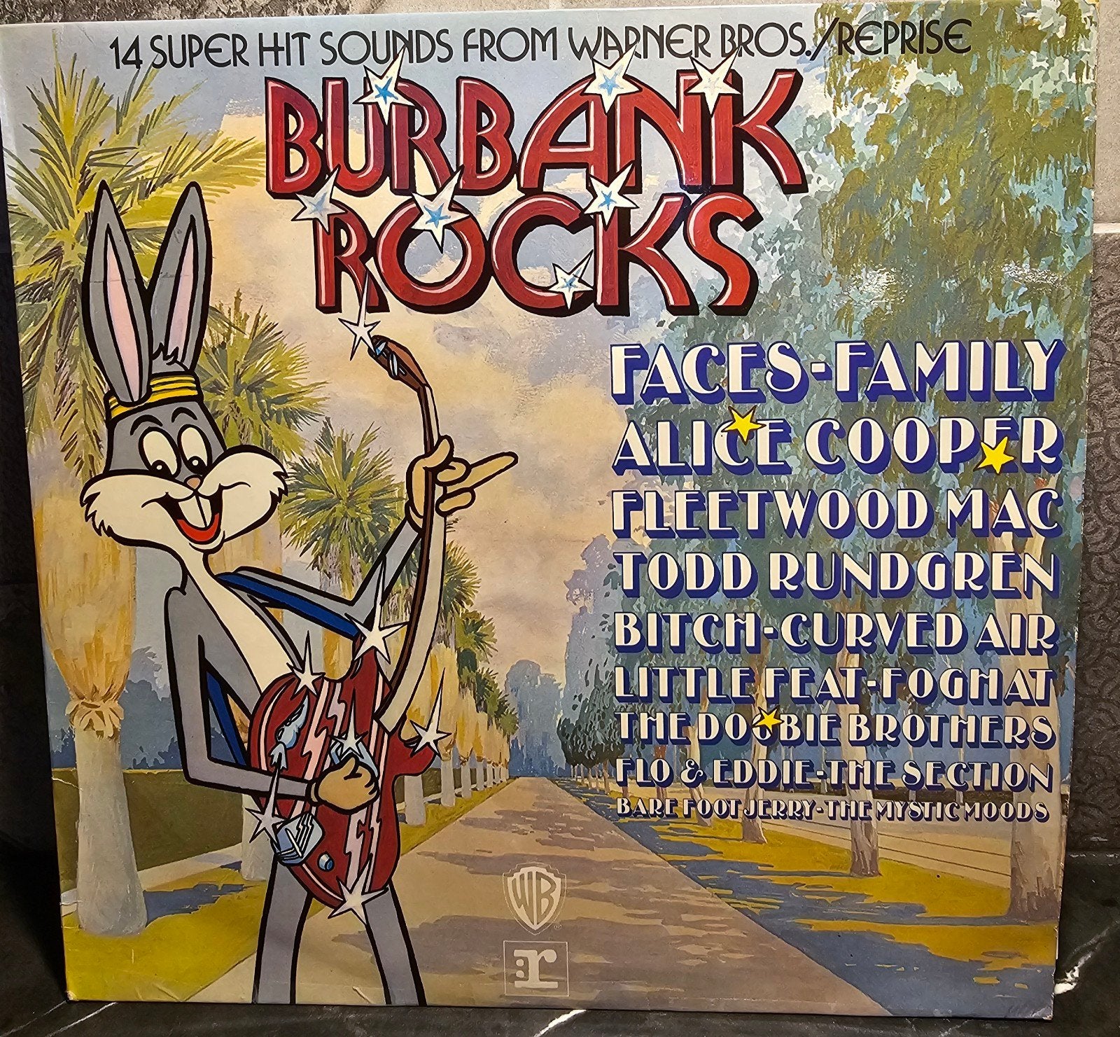 Burbank Rocks - Warner Bros. verzamel LP, Cd's en Dvd's, LP, Gebruikt, Ophalen of Verzenden, Complilatie