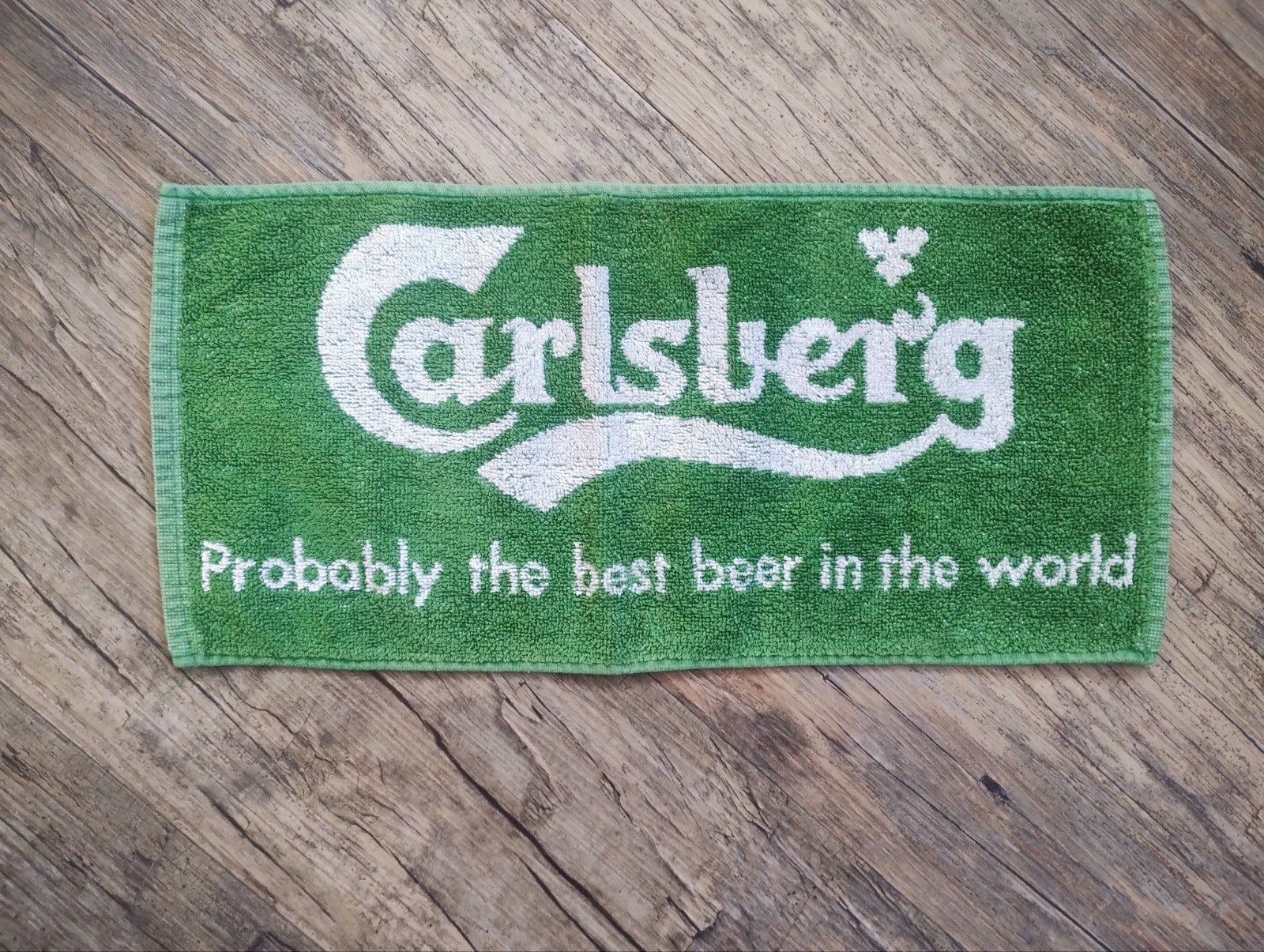 Carlsberg Bier bar handdoek, Verzamelen, Biermerken, Ophalen of Verzenden, Nieuw, Overige typen, Overige merken
