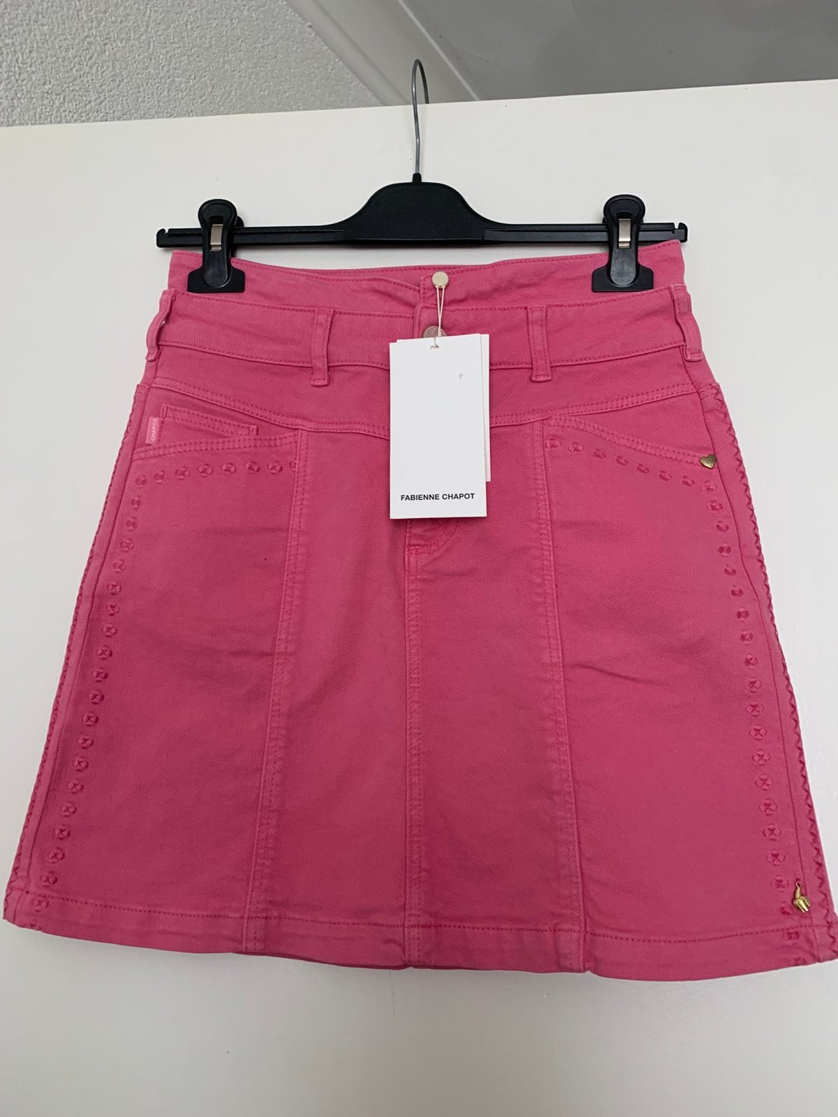Nieuwe spijker rokje Fabienne Chapot maat 34, Nieuw, Ophalen of Verzenden, Roze, Maat 34 (XS) of kleiner