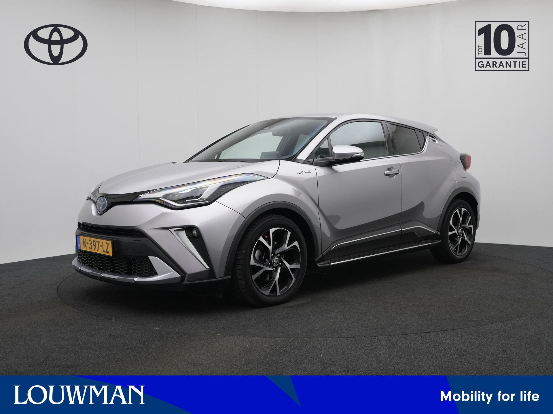 Toyota C-HR 1.8 Hybrid Style Luxury (bj 2021, automaat), Auto's, 12 maanden, 4 cilinders, 122 pk, 26 km/l