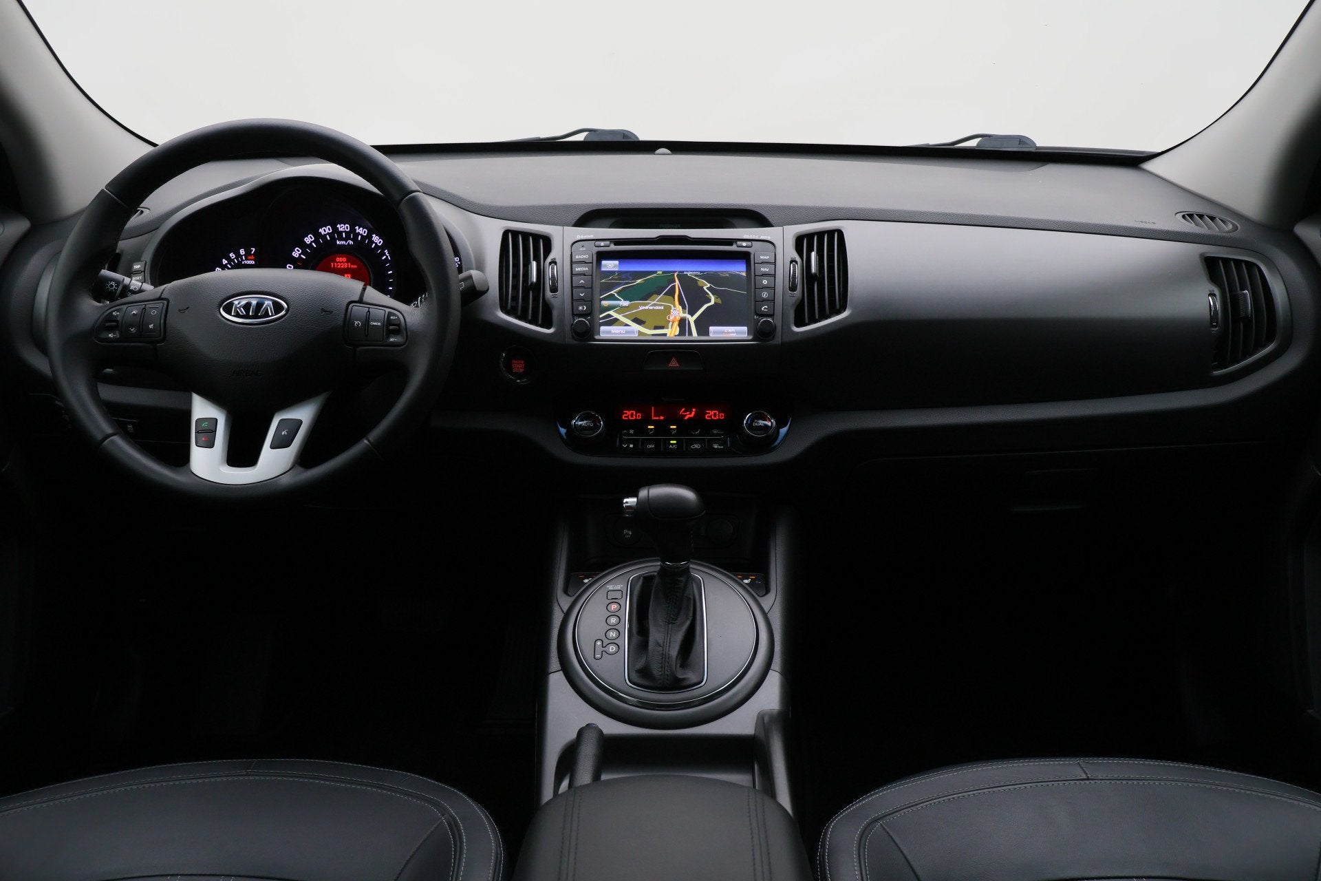 Kia Sportage 2.0 X-clusive Automaat Panoramadak, Leer, Trekh, Gebruikt, Zwart, 4 cilinders, Xenon verlichting