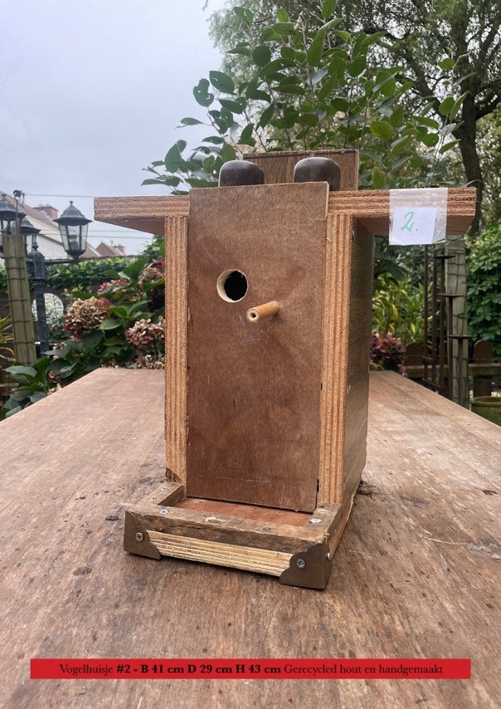 VOGELHUISJE 2  - BXDXH 41X29X43, Ophalen, Zo goed als nieuw