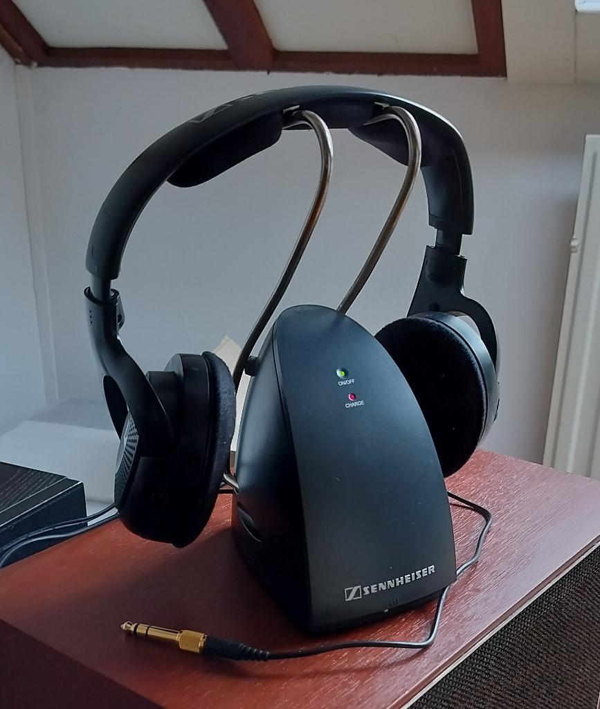 Sennheiser RS/HDR 118 draadloze koptelefoon, Gebruikt, Sennheiser, Draadloos, Op oor (supra aural)