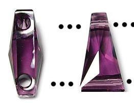 Swarovski 5181 Amethyst 13 x 7mm 11 Stuk Keystone Bead, Ophalen of Verzenden, Nieuw, Kraal