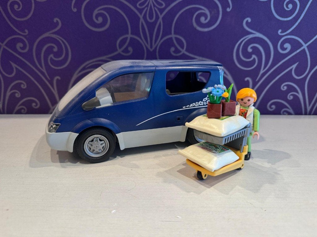 Playmobil 5213 – Bloemenbus, Complete set, Voertuig, Ophalen of Verzenden, Zo goed als nieuw
