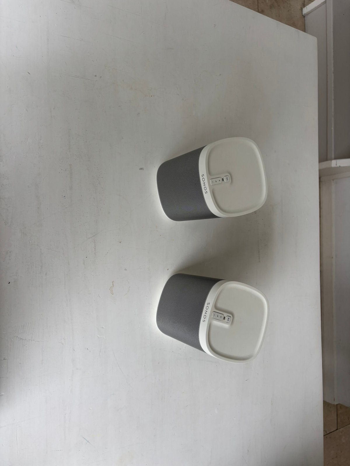 2x Sonos Play 1 Wit | Luidspreker | Inclusief Garantie, Audio, Tv en Foto, Ophalen of Verzenden, Zo goed als nieuw, Sonos