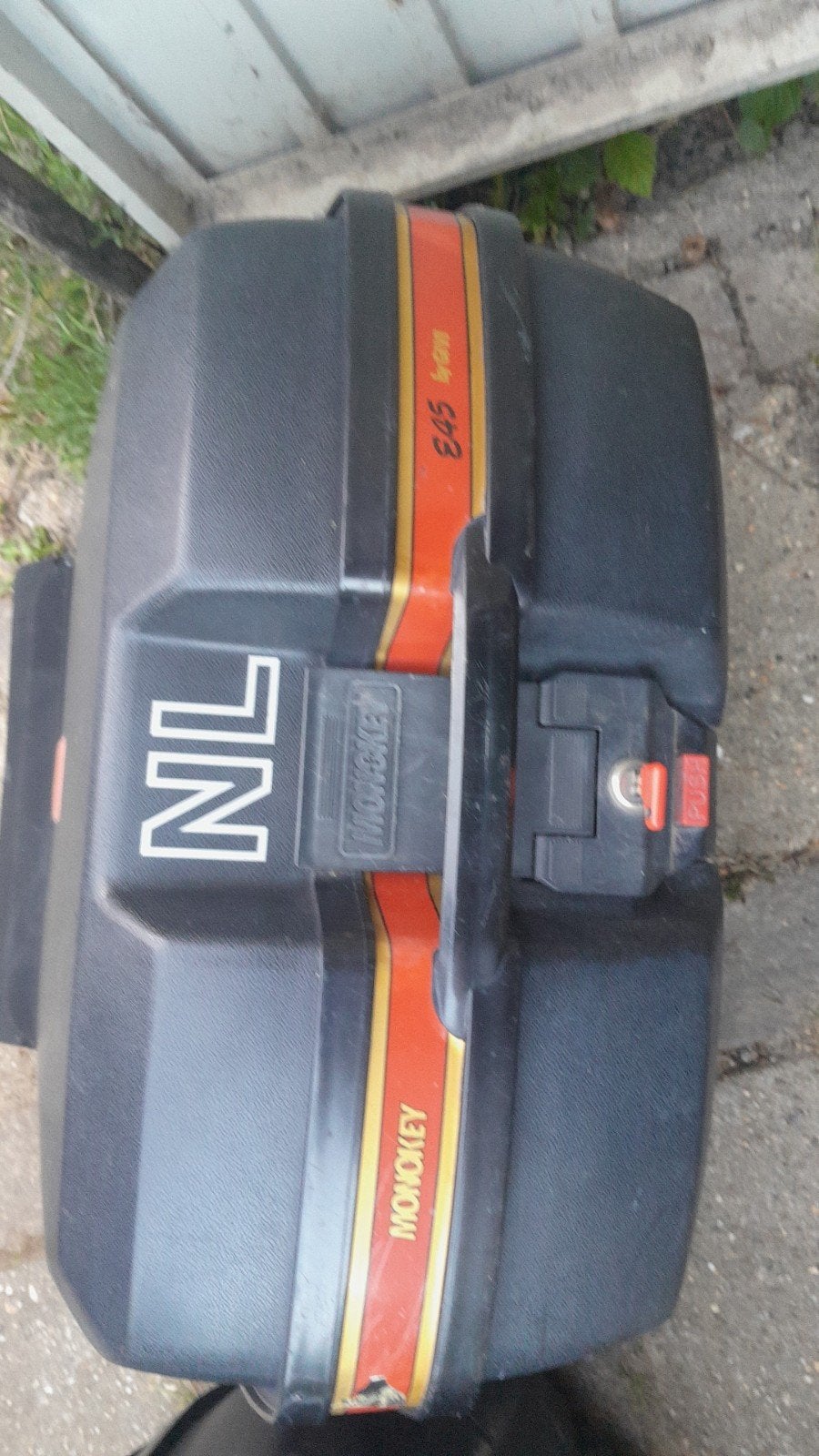 GIVI E45 Monokey Topkoffer en Zijkoffers met Beugels,, Motoren, Ophalen of Verzenden, Gebruikt