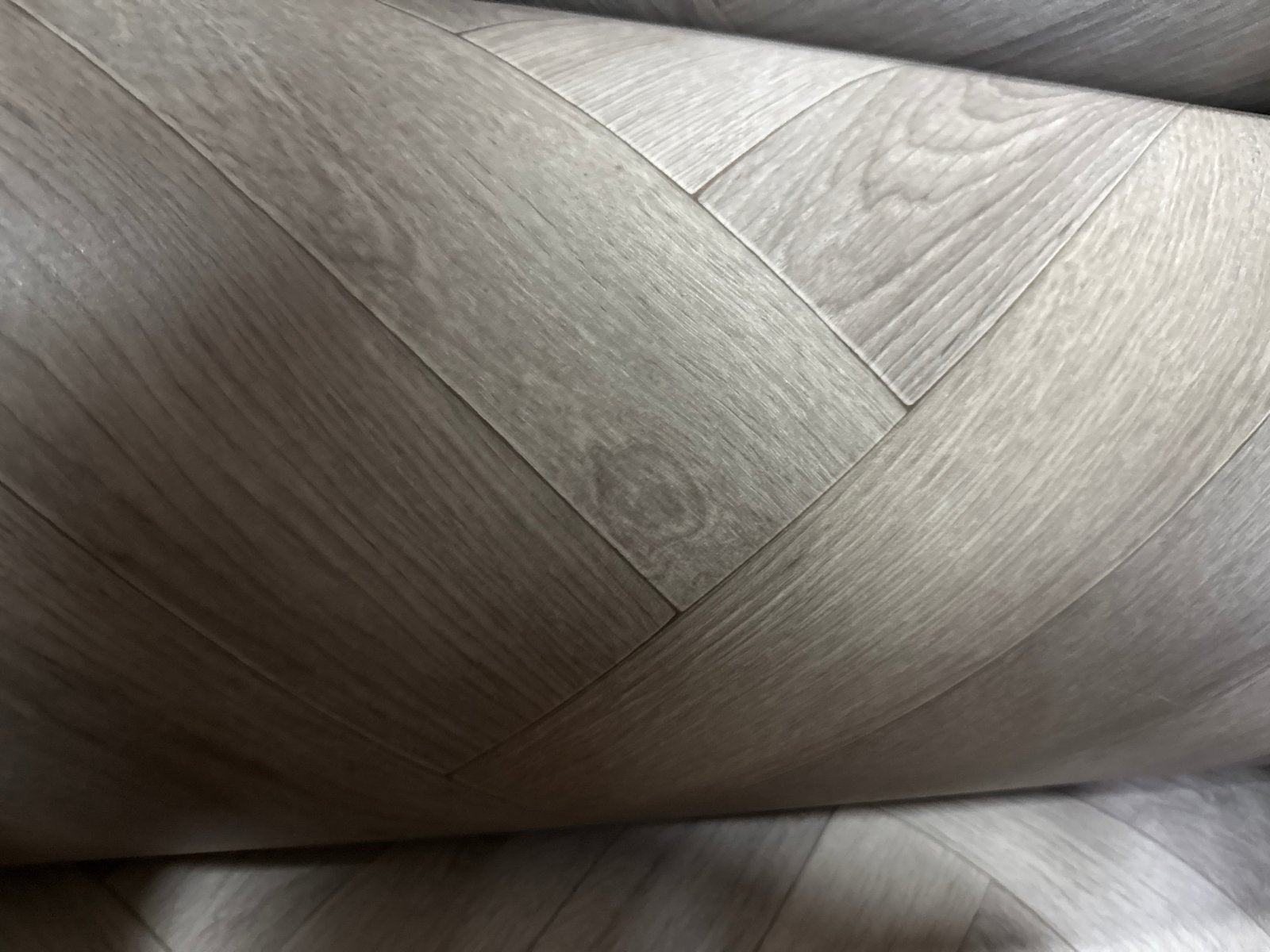 Nieuw Coupon Visgraat Vinyl op Rol - 6,20x3m outlet budget‼️, Ophalen, Nieuw, Grijs, Vinyl