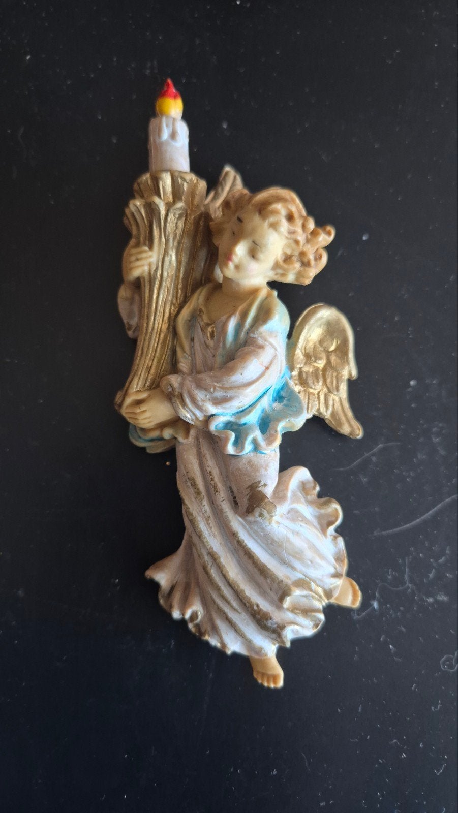 Hangend Engeltje met Kaars, Verzamelen, Ophalen of Verzenden, Gebruikt, Religie