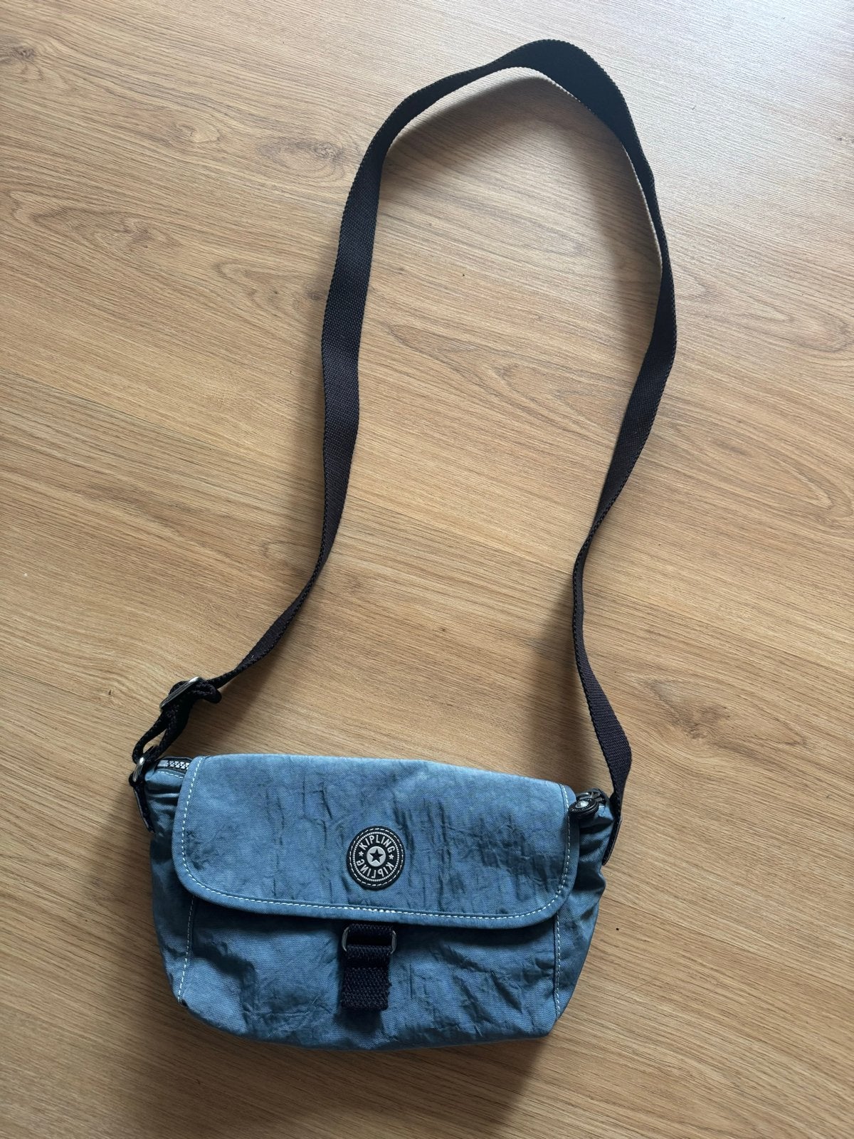Kipling schoudertas - Blauw, Ophalen of Verzenden, Gebruikt, Blauw, Kipling