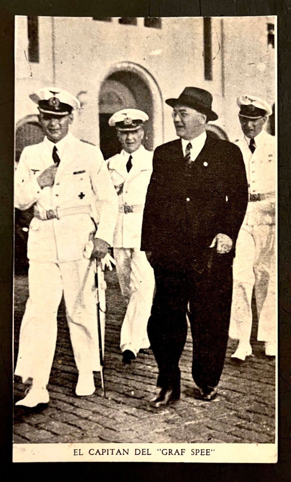 El Capitan del Graf Spee - Wereldoorlog Twee, Verzenden, 1940 tot 1960, Gelopen, Buiten Europa