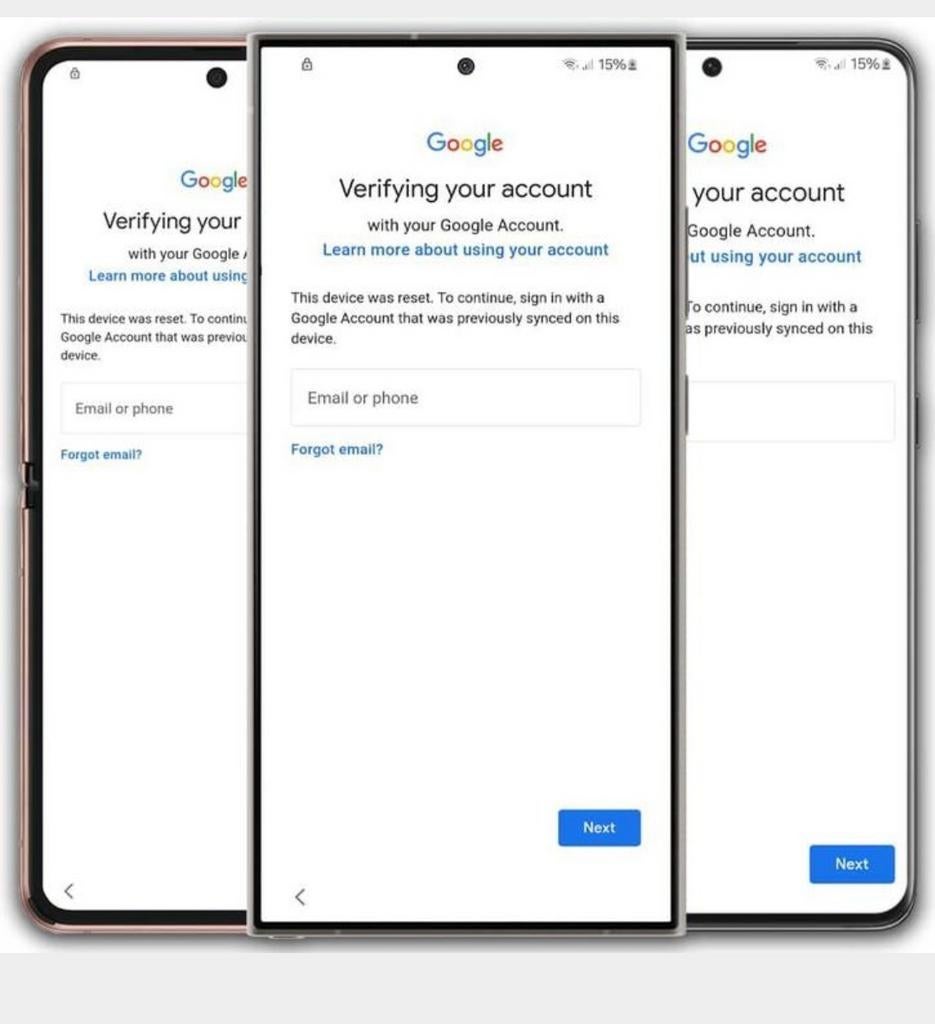 GEZOCHT: TOESTELLEN Met 

FRP/ Google lock, Ophalen, Zwart
