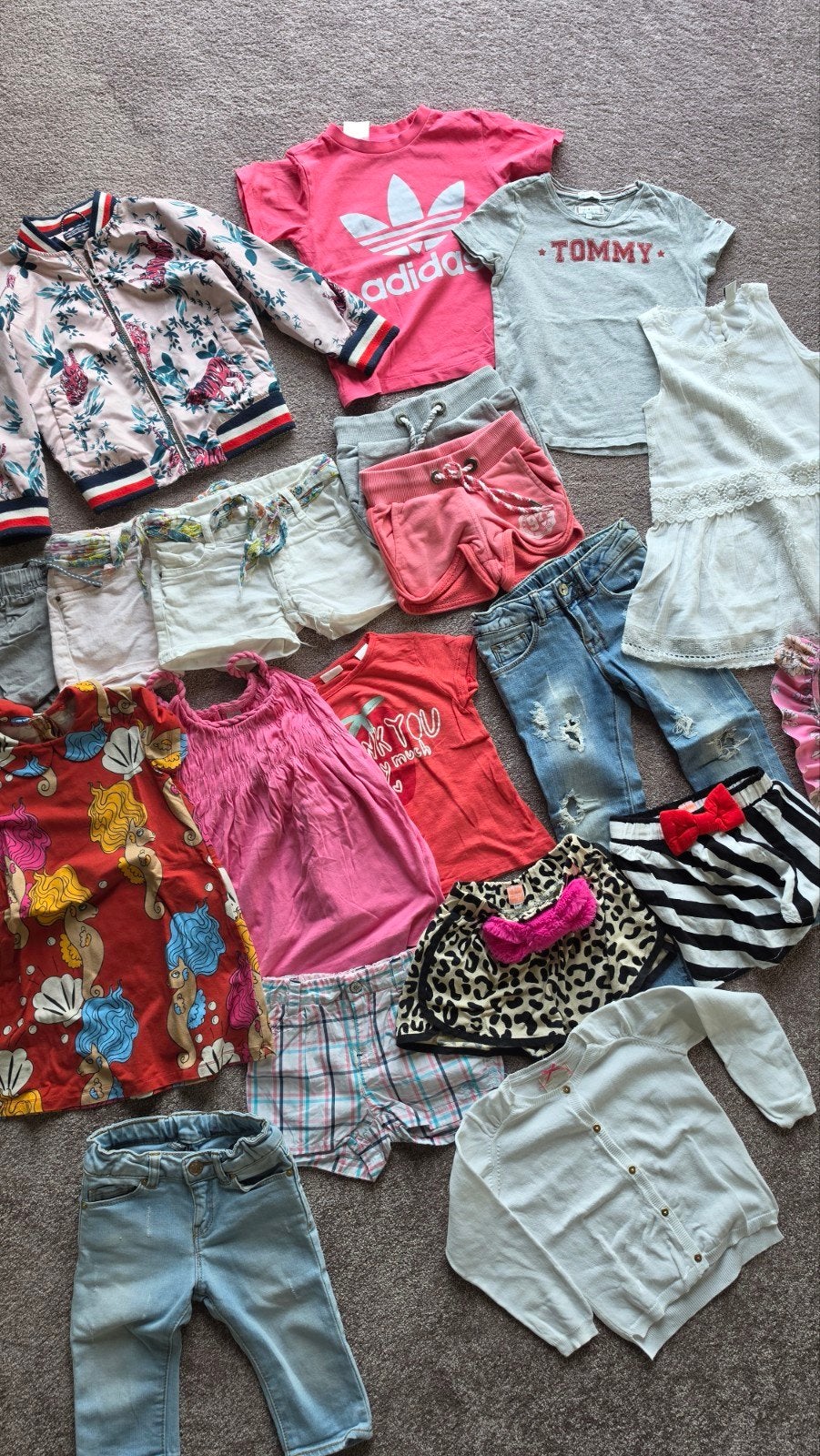 Kledingset meisje 98 Tommy Hilfiger ea., Ophalen of Verzenden, Gebruikt, Maat 98