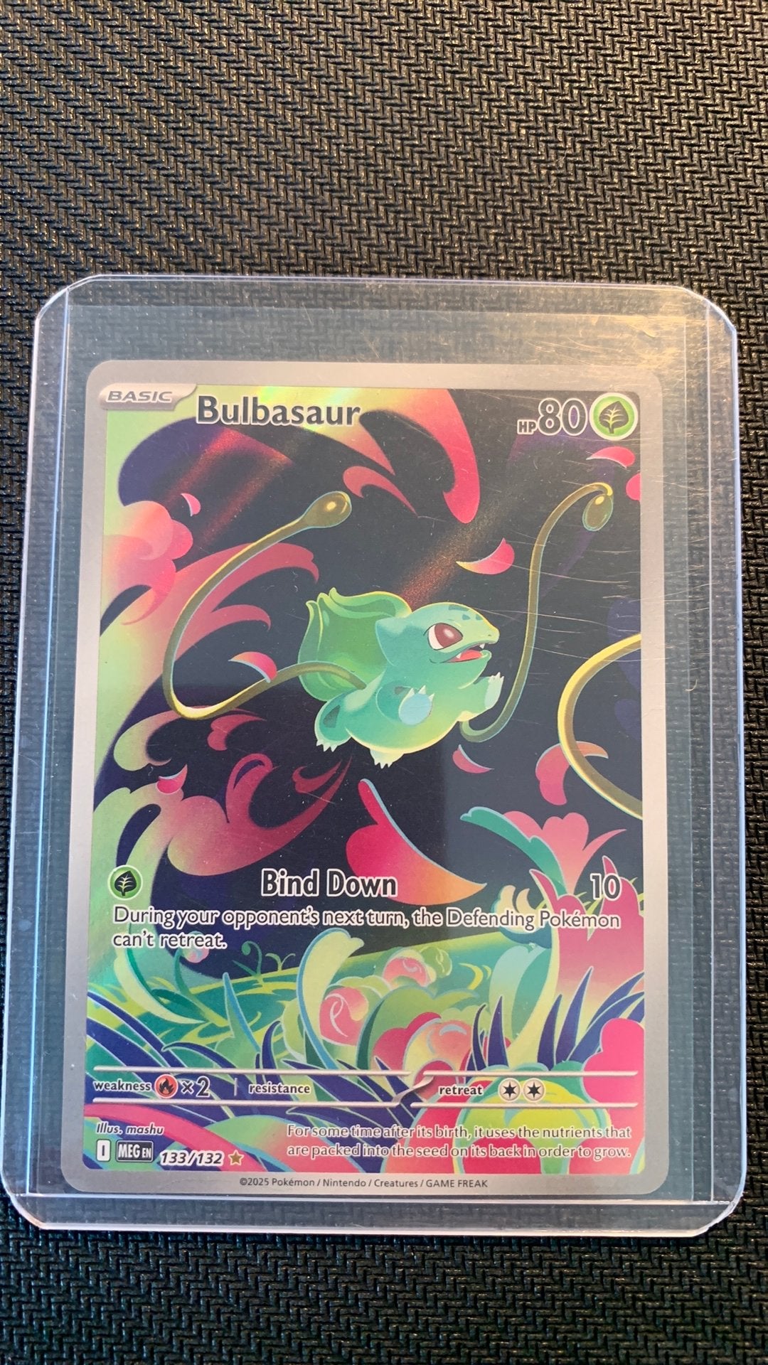 Bulbasaur 133/132, Ophalen of Verzenden, Zo goed als nieuw